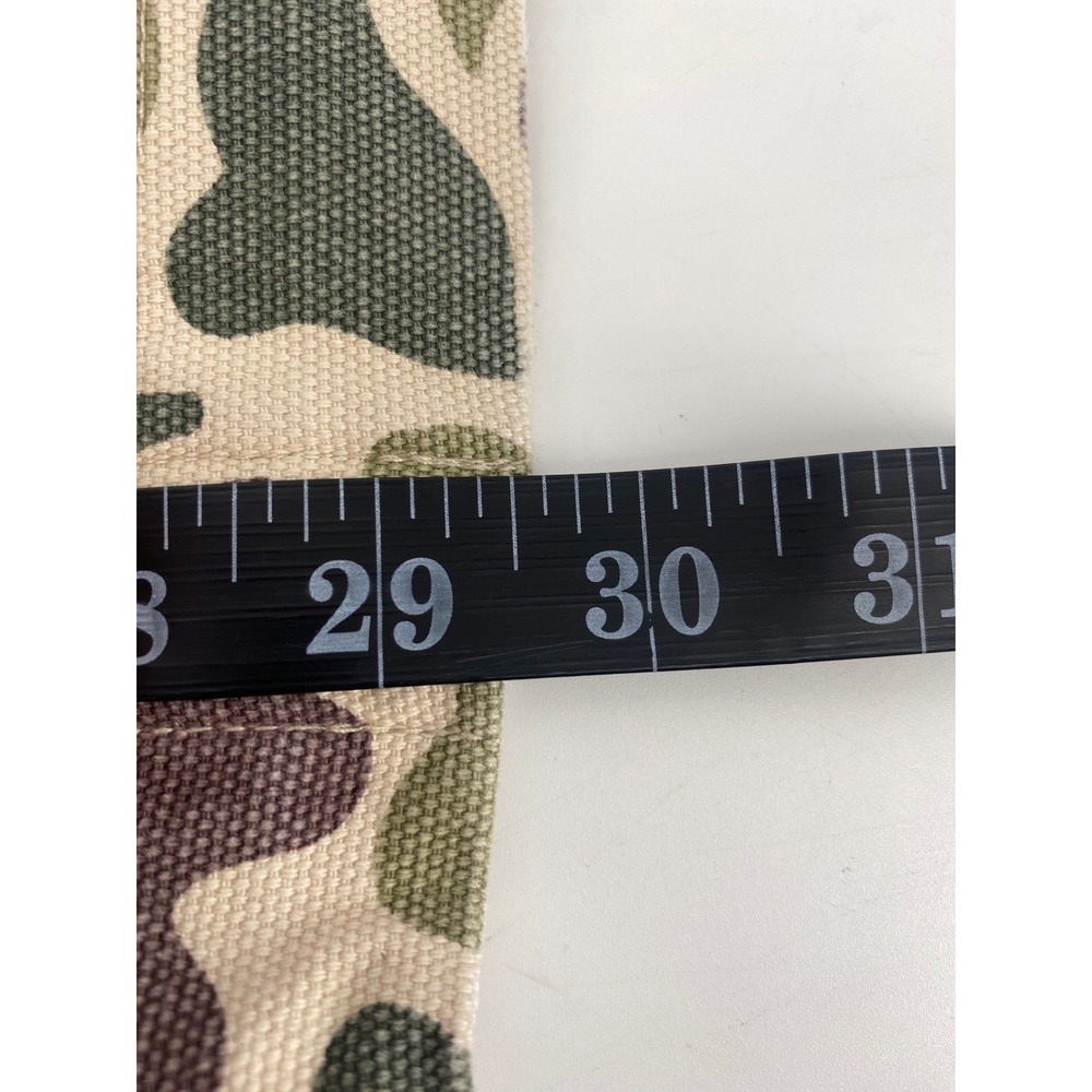 No Boundaries Camo Canvas Shirt Jacket Mens Large Green Brown Corduroy Full Zip - Picture 8 of 9